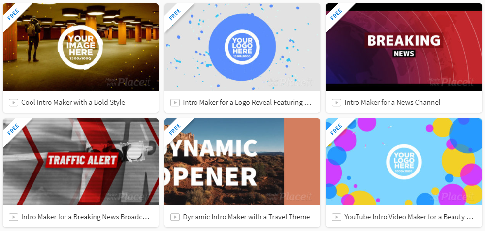Free  Intro Maker