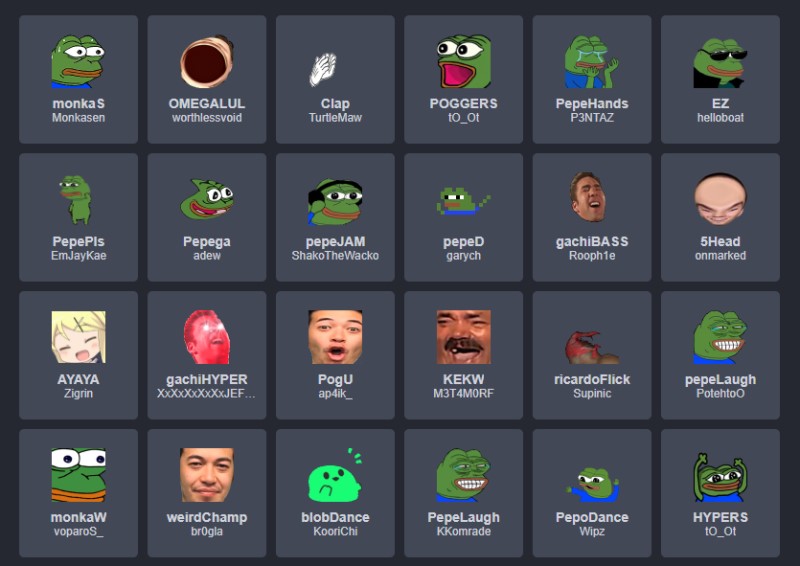 Where To Get The Best Twitch Emotes: Sources - Design Hub