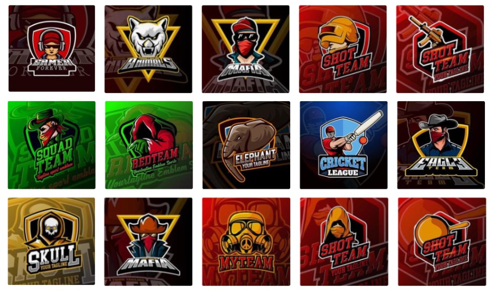 20 Cool Gaming Logos: Team + Video Games (Online Design Creator)