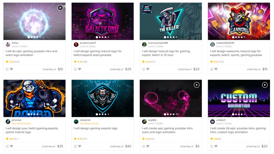 Instant Gaming, Logo Design Gallery Inspiration