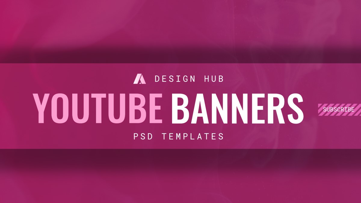 Photoshop Gaming Banner/Channel Art Template (.psd download