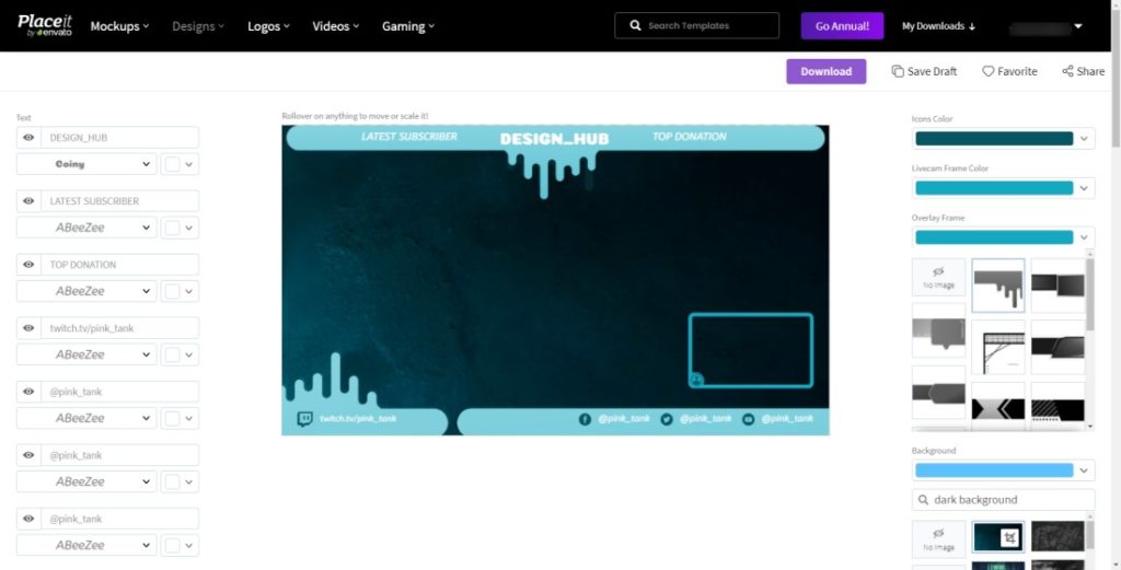 How to Make a Twitch Overlay (No Photoshop) - Design Hub