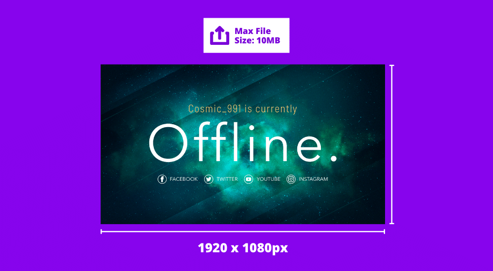 twitch offline image size