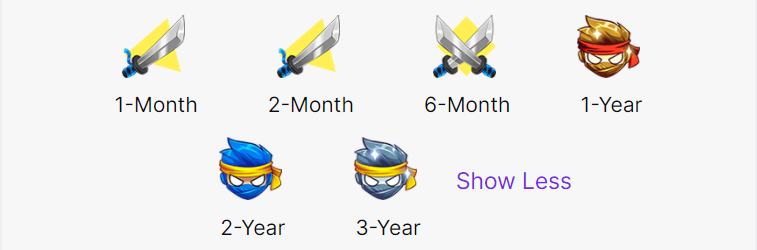 Subscriber Badge Guide