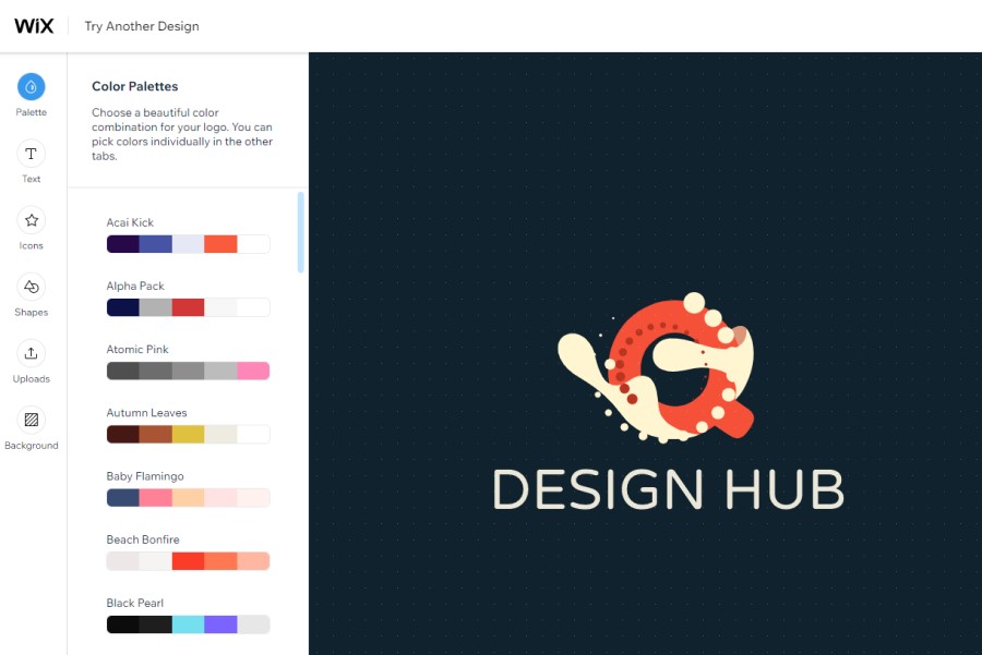 Wix Logo: Adding and Customizing Patterns in the Wix Logo Maker