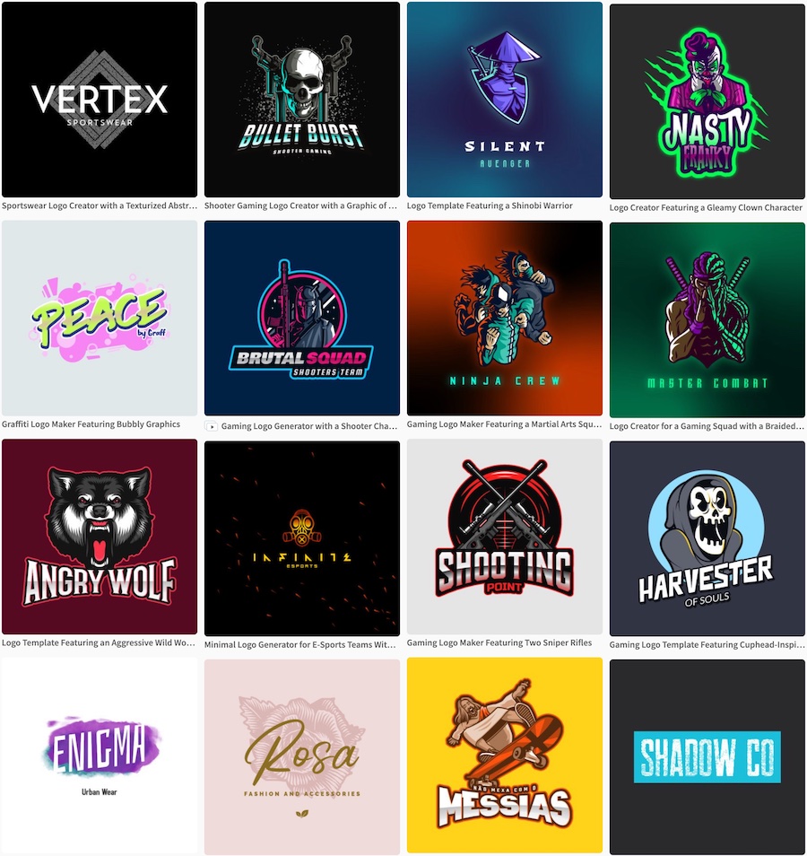 Placeit - Video Game Logo Maker