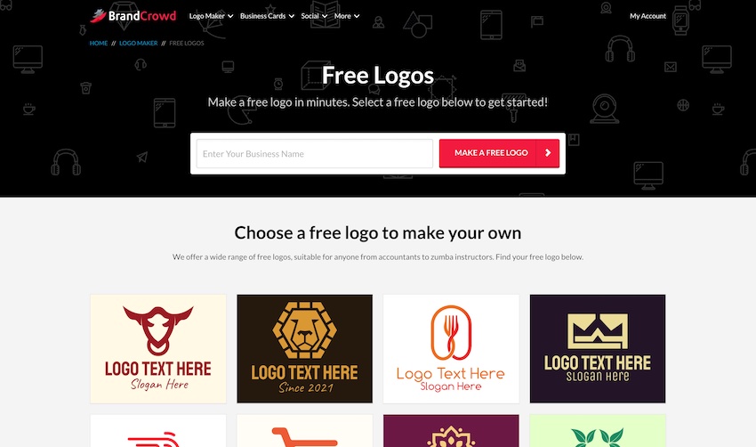 Logo Maker, Create Your Free Logo, BrandCrowd