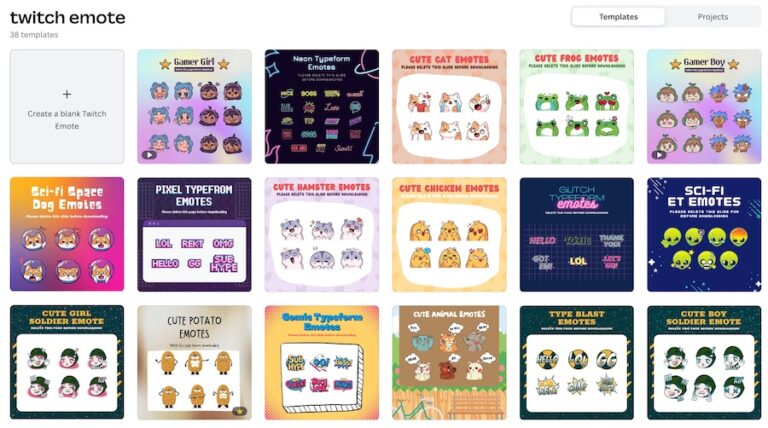 How To Create Twitch Emotes With Canva Incl Animated Emotes