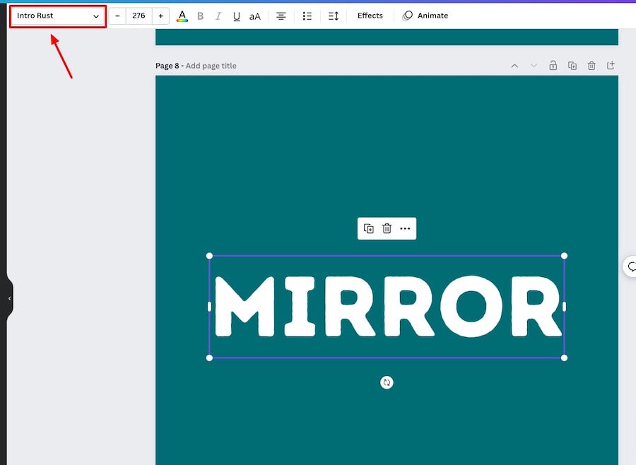 How To Create a Mirror Effect in Canva (5 Easy Steps)