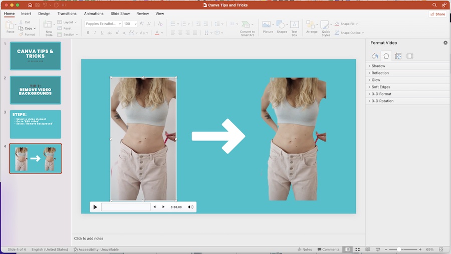 convert powerpoint presentation to canva