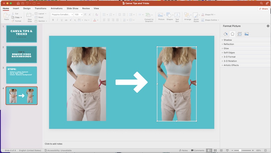 how to turn a canva presentation into a powerpoint