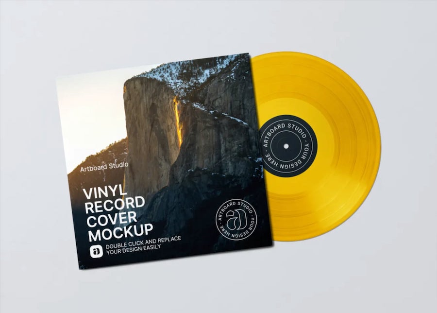 8 Best Vinyl Record Mockup Generators & Sources Hub