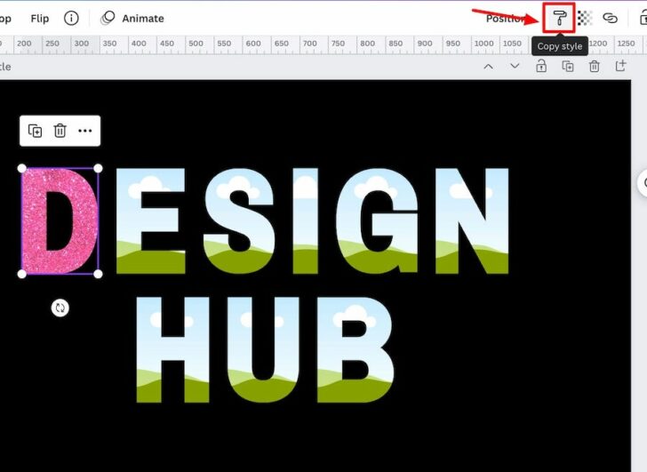 How To Make Glitter Letters in Canva Design Hub
