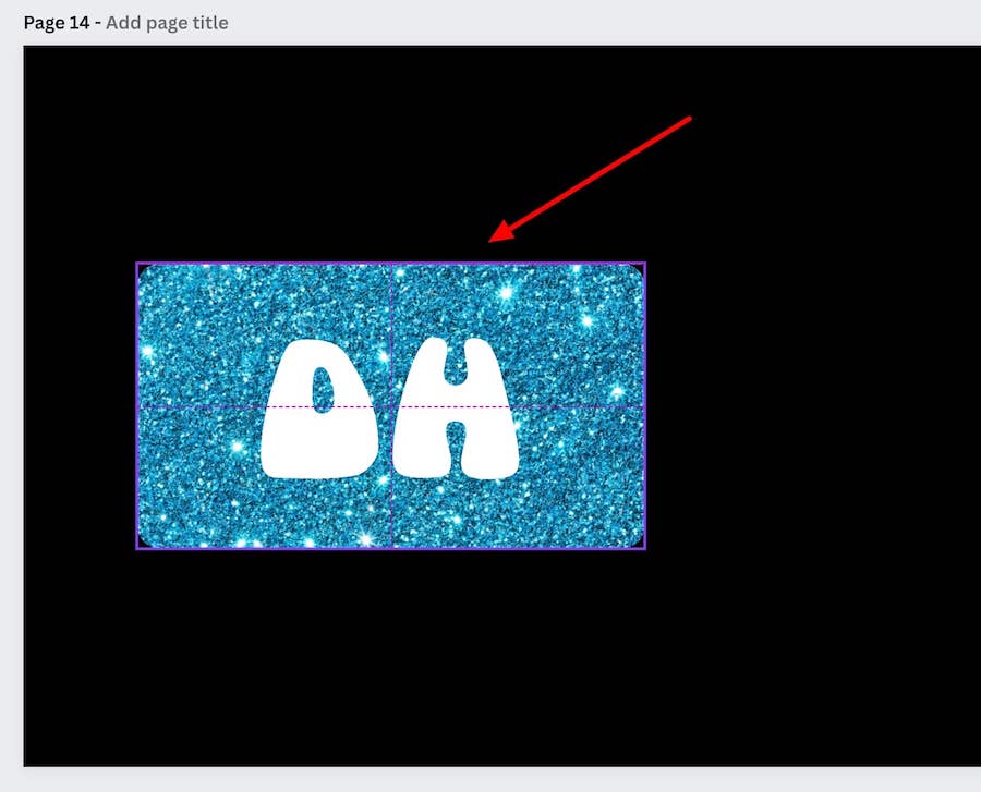 How To Make Glitter Letters in Canva - Design Hub