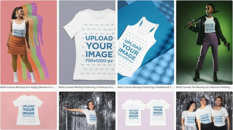 4 Best Bella + Canvas Mockup Generators (Free & Paid)