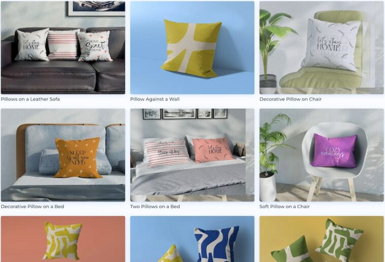 7 Best Pillow Mockup Generators (Free & Paid) Design Hub