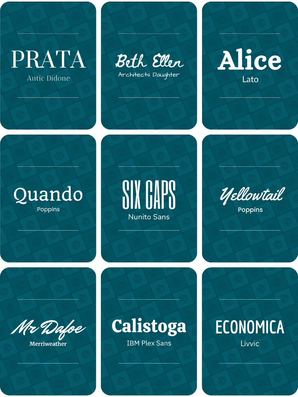 Canva Font Combinations: Guide & Resource (100+ font pairings)