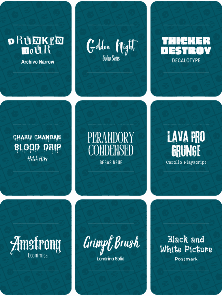 70+ Best Halloween Fonts On Canva (+ Font Pairings)